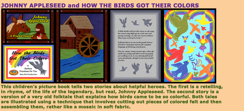 Johnny Appleseed, in rhyme, and How the Birds Got Their Colors