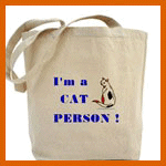 Cat lover tote bag