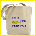 Dog lover tote bag