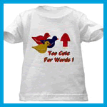 Baby T-shirts that are too cute for words