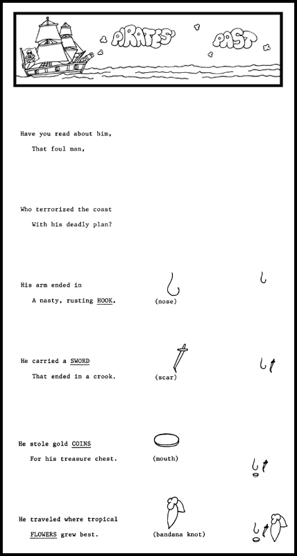 Pirate draw and tell story