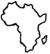 Tiny map of Africa.