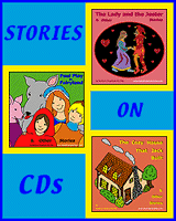 Children's stories CDs.