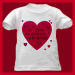 Chinese New Year gifts : "I love Chinese New Year" T-shirts.