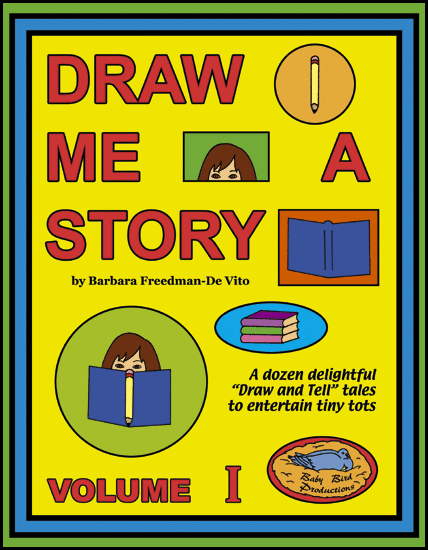 Draw and tell stories book front cover for Draw Me a Story series