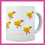 Easter chicks mugs