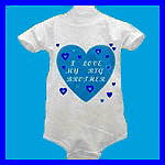 Family Love Clothing: "I Love My Big Brother"  baby creeper.
