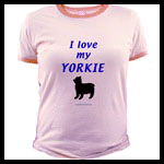 Yorkies Yorkshire terriers T-shirts
