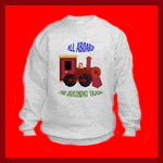 Birthday T-shirts and sweatshirts with trains