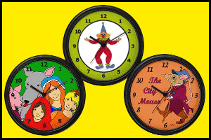 Kids room wall clocks