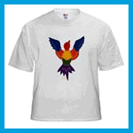 Rainbow bird children's T-shirts