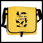 Kitties messenger bags