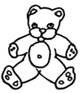 A drawing of a Teddy bear.