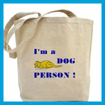 I'm a dog person tote bag