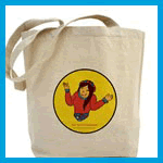 Laid-back mom tote bag