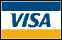 Logo. Visa credit card.